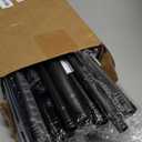 Heavy Duty Double Curtain Rod 72-144 Inch Length, 1 Inch Adjustable Matte Black Double Curtain Rod with Brackets, Long Double Curtain Rod for Windows Sliding Door (Black, 32-150", 1 PCS)