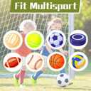 Zando 6 Pairs Youth Soccer Socks Baseball Socks Boys Girls Knee High Socks School Uniform Socks Outdoor Long Tube Socks, 6-8 Years
