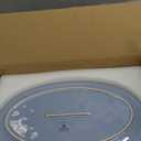 famiware Serving Platter, Oval 15.59/14.3/12.9inch Serving Dishes for Entertaining, Serving Bowls, Reactive Glaze, Stoneware Serving Trays for Party, Food, Turkey, Cheese, Ocean Series, Blue