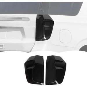 RT-TCZ Smoked Black Tail Light Lamp Cover Guard Trim Decoration Exterior Accessories for Chevy Suburban 2020-2023,for Chevy Tahoe 2020-2023