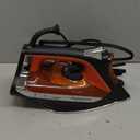 Rowenta Iron Steamer for Clothes, Stainless Steel Soleplate Steam Iron, Microsteam Holes, 1700 Watts, Lightweight, Auto-off, Black, DW2360