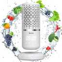 Fruit and Vegetable Washing Machine - Electric Rice Cleaner with Faster Electrolytic Water and Large Reaction Area, Kitchen Ideas for Cleaning Fruit,Veggie,Rice,Tableware