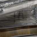 DWANTON Dog Crate Furniture with Cushion, Wooden Kennel Table with Double Doors, Indoor Dog House, Small/Medium/Large Size, 27.2" L, Warm Brown