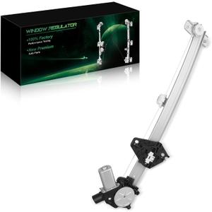 Front Left Driver Side Power Window Regulator with Motor for:-Honda CRV 2007 2008 2009 2010 2011, for CR-V 07 08 09 10 11, with 6 Pins OE# 748-160 72250-SWA-A01 WL44173 88182 660304