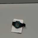 DTKID Digital Kids Watch 30 M Waterproof, 7 Color Lights Time Teaching Watch Easy to Read for Girls Boys 5-16 (Black-green)