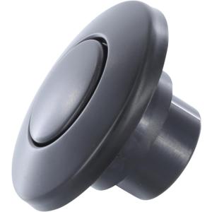 Danco Kitchen Sink Top Mount Air Switch for Garbage Disposals Replacement Button in Matte Black (12067)
