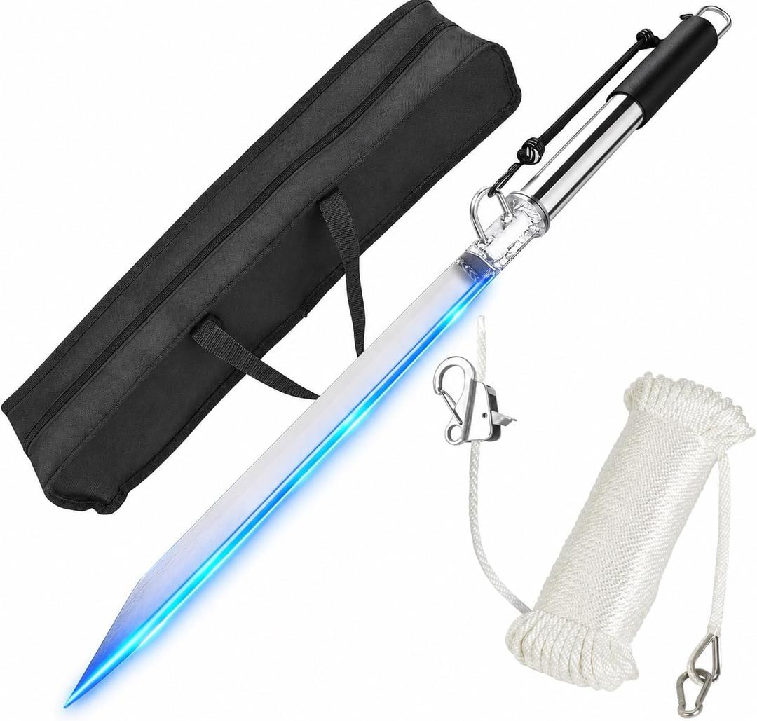Sand Spike Boat Anchor Slide Hammer Anchor Beach Shore Spike for Boats, Jet Ski, Pontoon, Kayak, Canoe, Self-Hammering Stainless Steel Sand Anchor