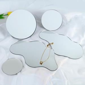 5pcs Acrylic Mirror Product Photography Props Mirror Props Reflective Display Board Table Top Display Mirror Photography Props