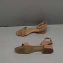 CUSHIONAIRE Women's Nila one band low block heel sandal (8.5, Taupe)