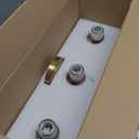 Gold Bathroom Vanity Light, 3-Light Bathroom Light Fixtures Over Mirror, Traditional Vanity Lights for Living Room, Milk White Bell Glass Shades, Standard E26 Base, Aged Brass