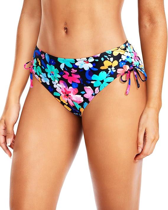 Daci Women Mid Waist Bikini Bottoms - Full Coverage Swim Bathing Suit Bottom Side Tied Swimsuit Bottoms
Amazon's Choice
Small