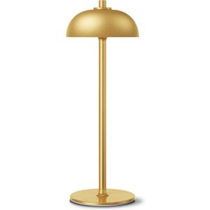 Rechargeable Cordless Table Lamp - 5000mAh Battery Operated Table Light, 3 Color Stepless Dimmable LED Table Lamp with Memory Function for Indoor, Outdoor, Dinner, Home, Restaurant.(Gold)