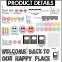 Motiskyy Composition Notebook Classroom Decor Welcome Back to School Bulletin Board Set DIY Paper Die Cuts Poster Decorating Supplies for First Day of School Craft Classroom Wall Decor, 13.78 inches x 11.81 inches