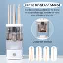 Electric Makeup Brush Cleaner, Automatic 2 in 1 Makeup Brush Dryer Makeup Brush Washer Combined Quick Efficient Cleaner Machine