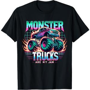 Monster Trucks are My Jam T-Shirt Female Plus 3X