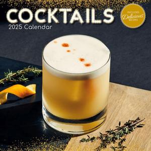 Cocktails 2025 - 16 Month Calendar: Original The Gifted Stationery Co. Ltd [Multilingual] [Calendar] (Wall Calendar)