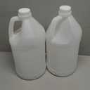 WUWEOT 2 Pack 1 Gallon Jugs, Empty Gallon Bottle, Plastic HDPE Container with Child Resistant Airtight Lids for Home and Commercial Use, Water Storage Containers for Water, Soaps, Detergents, Liquids