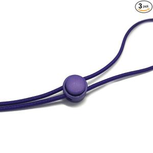 1-Up One-Handed Hair Tie (Purple/Purple) 3 pack