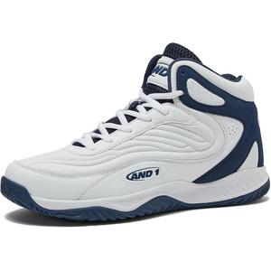 AND1 Pulse 3.0 Basketball Shoes for Men, Indoor or Outdoor, Street or Court Basketball Sneakers Men - Black, Red, or White, Size 12