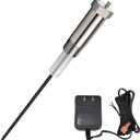 Powered Anode Rod, Electric Anode Rod, Powered Anode Rod for Water Heater, Reducing Odor of Rotten Eggs, Reduce Limescale, for 40-89 Gallon Water Tank Except Bradford White, 30 Years After Sales.