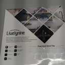 Livelynine 16pcs White Backsplash Tile Peel and Stick Wall Tiles for Bathroom Shower Walls Waterproof Kitchen Back Splash Wall Paper Sticker Self Adhesive Vinyl Sticky Back Splashes Kitchens 12x12