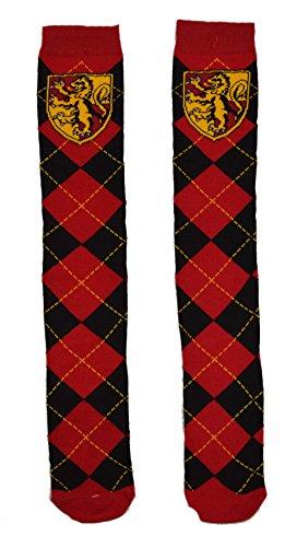 Harry Potter Gryffindor School Uniform Knee High Socks Size: 4-10