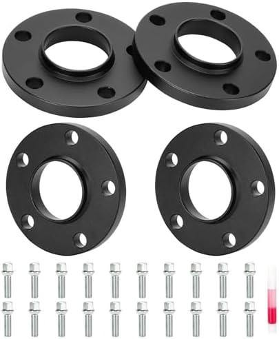 TadaMark 5x112 Hubcentric Wheel Spacers 12mm 5 Lug Wheel Adapter fit for Mercedes Benz Audi A160 A180 A190 A200 B180 B200 B250 C230 C280 C300 C350 C63 B8 A4 S4 A5 S5 66.6mm Bore with M14x1.5 Studs 4pc