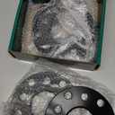 YHTAUTO 5x100mm/5x112mm Wheel Spacers 6mm w/o Bolts Fits Volkswagen Jetta, Passat, Golf, Beetle, Audi A4, A3, 57.1mm Center Bore 5 Lug 4PCS Black