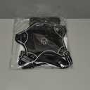 BUMBIN Tactical Dog Harness for Medium Dogs, No Pull, Reflective, Adjustable, Black, M(Neck:16-20", Chest:17-27")