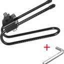 CYSKY Bike Seat Shock Absorber Bike Saddle Suspension Device for MTB Mountain Road Leisure Bicycle Shock Absorber, Support Max Load: 550 Pounds (Alloy Spring Steel, Black)