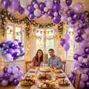 80pcs Purple Balloons, 12 inch Birthday Balloons, Party Balloons, Birthday Decorations, Helium Balloons for Bridal Shower Wedding Party Decorations