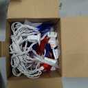 Red White Blue Stars String Lights, 8.5ft Independence Day Decoration Lights with 10 Red White Blue Lights, 4th of July Decoration String Lights Plug In for Patriotic Wedding Patio Garden Party Decor
