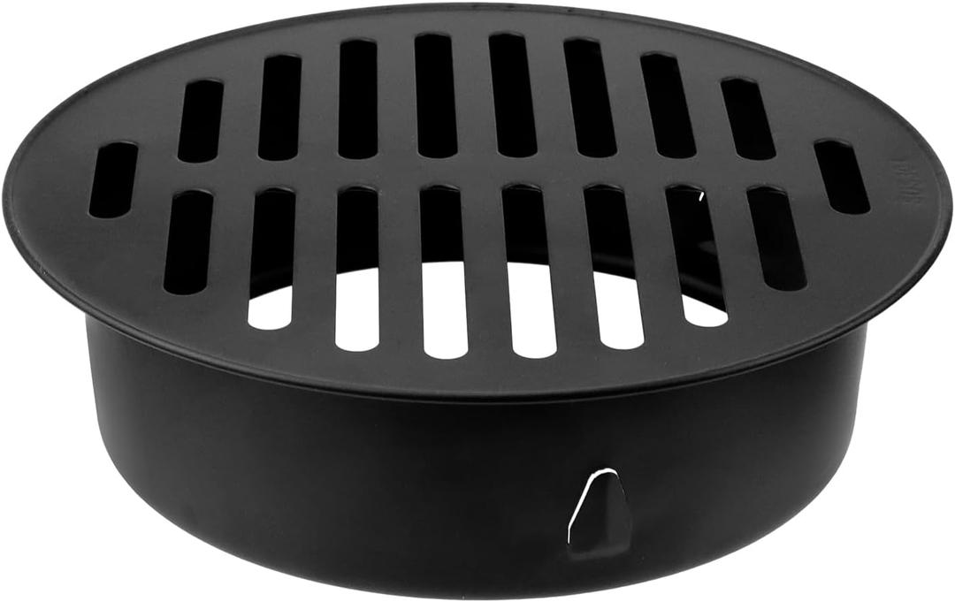 Antrader 1pcs Round Floor Drain Cover, 5.8 Inch Stainless Steel Floor Drain,Sewer Drain Cover for Outdoor Yard Pipe Roof Balcony