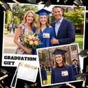 Geyoga Black 6 Pcs 2026 Graduation Party Favor Magnetic Mini Diplomas Holder Class of 2026 Picture Frame Gifts Acrylic Graduation Keepsakes for Guest Diploma Grad Photos Mini Certificate