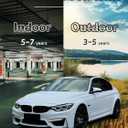 Matte White Vinyl Wrap Film for Cars, 5ft x 4.9ft Car Vinyl Wrap Roll for Car Body Protection, Scratch Resistance with Air Release Technology (Matte White)