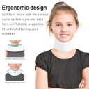 Kids Neck Brace for Neck Pain and Support, Soft Foam Cervical Collar Adjustable Youth Neck Support for Childrens Whiplash and Childs Torticollis Neck Stabilizer