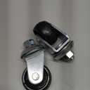 Floor Jack Casters for 4 Ton Floor Jack, Cast Iron Caster Wheels, Floor Jack Replacement Parts, Pack of 2 (16mm Stem)