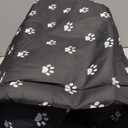 Fhiny Stray Cats Shelter, Waterproof Outdoor Cat House Foldable Warm Pet Cave for Winter Wild Animal Tent Bed AntiSlip Kitten Cave for Feral Cat Dog Puppy Weatherproof Black (L:21.7"×16"×14.5")