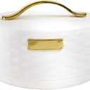 Casserole Insulated Inner Steel Casserole BPA Free Food Grade Use for Keeping Roti Serving Roti Biryani, Gravy Hot Pot for Kitchen Chapati Box Diwali Gift Item (Color White) (1500 ML)