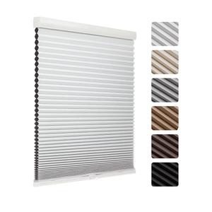 MYshade Cordless Blackout Cellular Shades for Windows, Honeycomb Window Shades with Thermal Insulation, Child & Pet Safe Room Darkening Shade, Easy Install, 36" W x 48" H, White