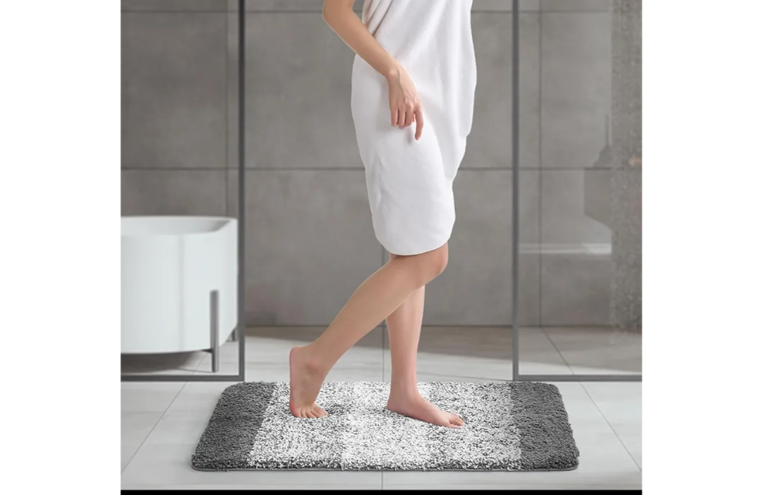 VEVOR Bathroom Rugs 36"x24" Bath Mat, Super Absorbent and Soft Microfiber Bathroom Mat with Non-Slip TPE Backing, Machine Washable and Quick Dry Bath Rugs, Bath Mats for Bathroom, Tub and Shower Floor