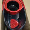 O-Cedar EasyWring Microfiber Spin Mop, Bucket Floor Cleaning System, Red, Gray, Standard
