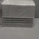 5-Tier Mobile Bookshelf, Rolling Bookcase Book Storage Rack, Movable File Folder Organizer Cart with Wheels for Home Study Office Living Room Classroom, White