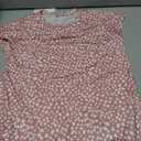 Alaroo Womens Summer Tops Short Sleeve Shirts Crew Neck Tshirt Cute Trendy Tunic Blouses (Pink, M)