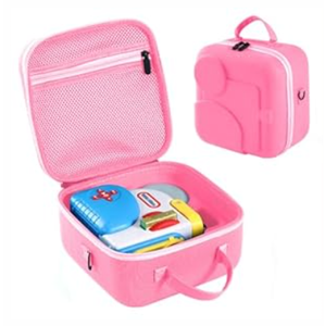 Carrying Case Compatible with Little Tikes Story Dream Machine, Portable Storage Case for Books, Character and Other Accessories - Suitable for Travel and Home Storage (Pink)