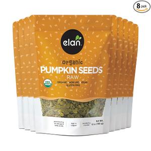 Elan Organic Pumpkin Seeds, Gluten Free, 6.5 Ounces (Pack Of 8) BBD: 02-04-27
