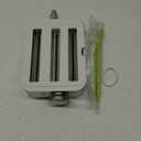 Metal Pasta Maker Attachment for Kitchenaid Stand Mixers 3 in 1 Set Includes Pasta Roller Spaghetti Cutter & Fettuccine Cutter and Cleaning Brush, Pasta Attachment