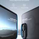 Lamicall Magnetic Case for iPhone 16 Pro Max, for Magsafe - [Anti-Slip Edge] Military Grade Shockproof Protection Translucent Hard Slim Magnet Protective Cover for iPhone 16 Pro Max 6.9 inches (Black)