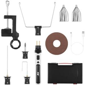KKnoon 8 in 1 Cordless Hot Wire Foam Cutter Kit，Electric Styrofoam Cutting Tool, USB Type-C Charging, 2000mAh Lithium Battery Cutting Machine Pen Tool Kit Electronic Soldering Kit