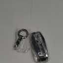 Heavy Key Fob Cover Case Protector for Ford, Keychain, Accessories for Ford F150 Mustang Explorer Edge Fusion Lincoln MKZ MKC MKX(Model-B Black)